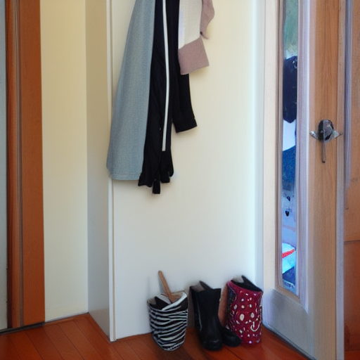 Shoe and Coat Rack For Entryway