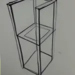 A Glass Stand For Kitchen Wall