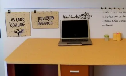 Organize Your Kitchen Desk With a Cork Message Center