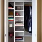 A Desk Built Into a Closet Can Be a Great Solution For a Small Workspace