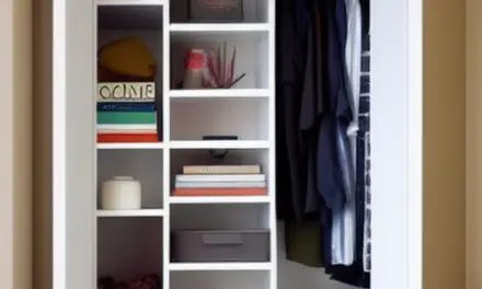 A Desk Built Into a Closet Can Be a Great Solution For a Small Workspace