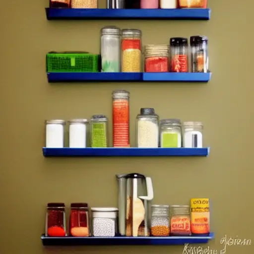 Kitchen Shelf Organization Ideas