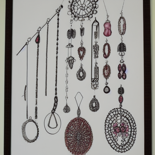 Wall Hanging Jewellery Organiser