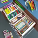 Organize Your Desk Drawer With a Modular File Organizer