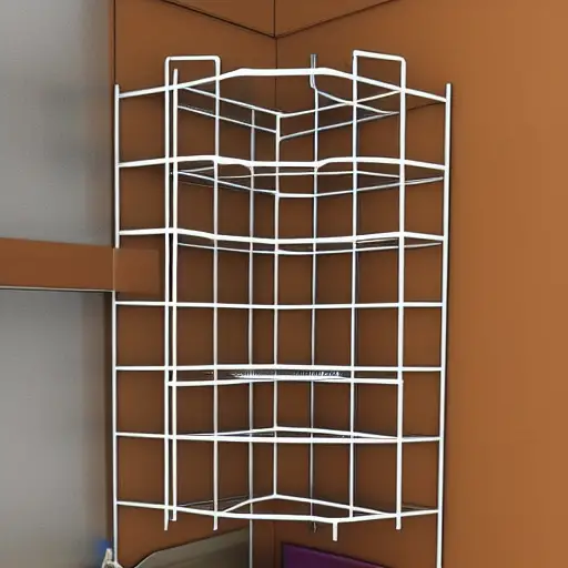 Steel Corner Rack For Kitchen