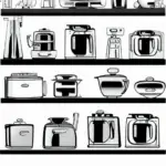 Types of Shelving For Kitchen Appliances