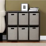 Better Homes and Gardens 4 Cube Organizer Rustic Gray