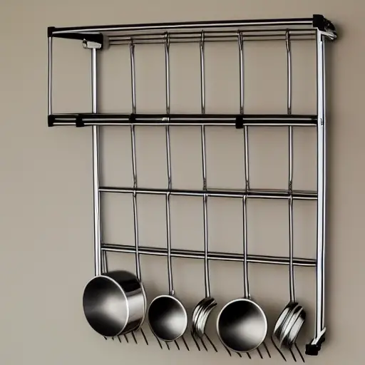 Stainless Steel Wall Rack For Kitchen