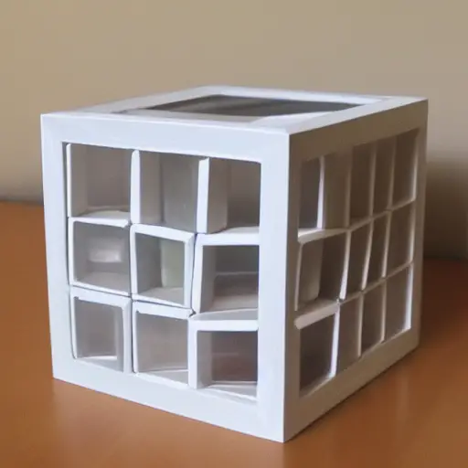 DIY Farmhouse Cube Organizer