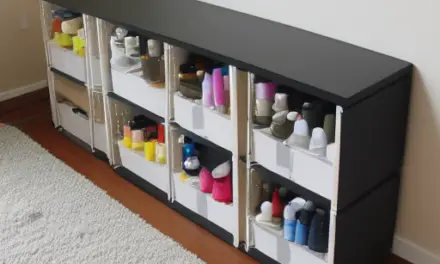 DIY Ideas For a Canvas Storage Rack From IKEA