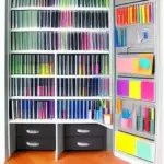 Office Supply Cabinet Organization Ideas