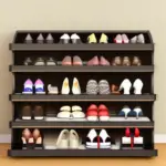Tipping Shoe Storage by HOMCOM