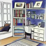 Bedroom Office Organization Ideas