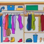 The Best Way to Organise Clothes on Shelves