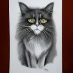 The Russian Long Haired Cat