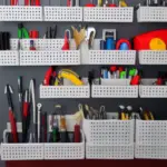 Tool Organization Ideas Using Pegboard Organizers