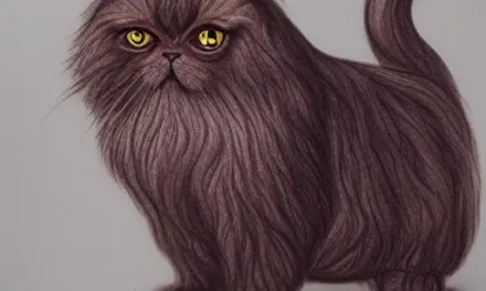 The Chocolate Persian Cat