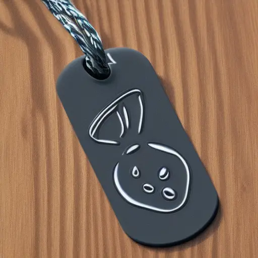 Silent Silicone Dog Tags