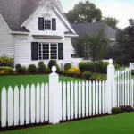 Add Curb Appeal to Your Front Yard With a White Fence