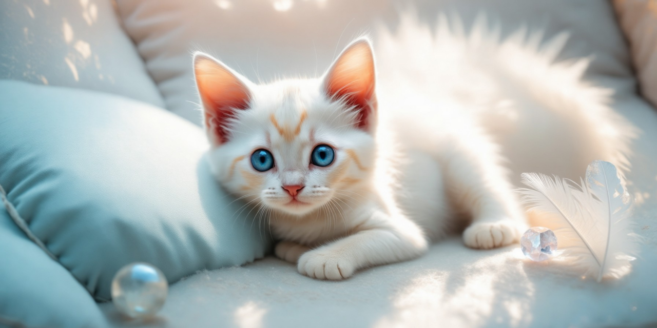 Understanding Albino Kittens: Rarity, Costs, Health Concerns, and Color Variations in Cats