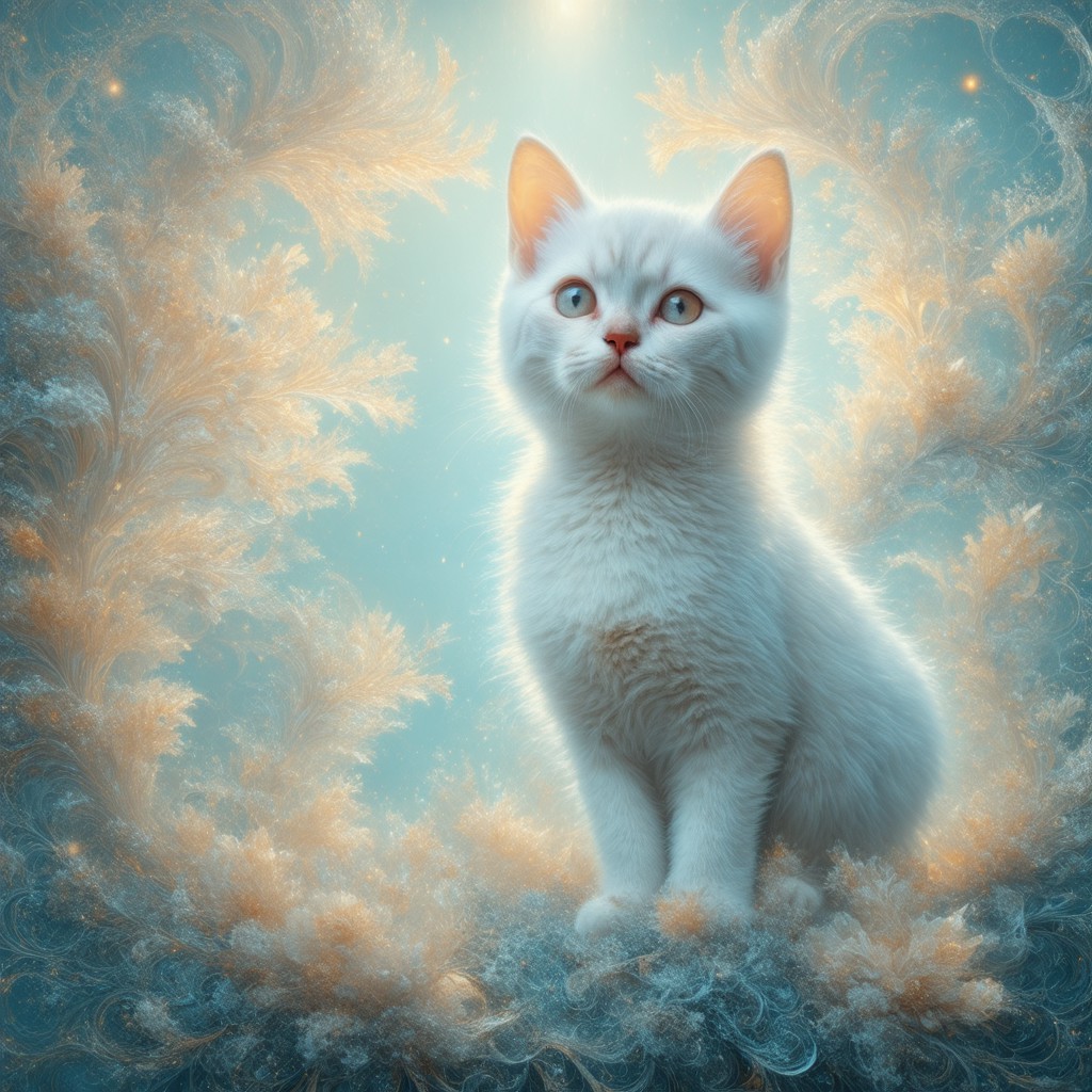 albino kitten 350405