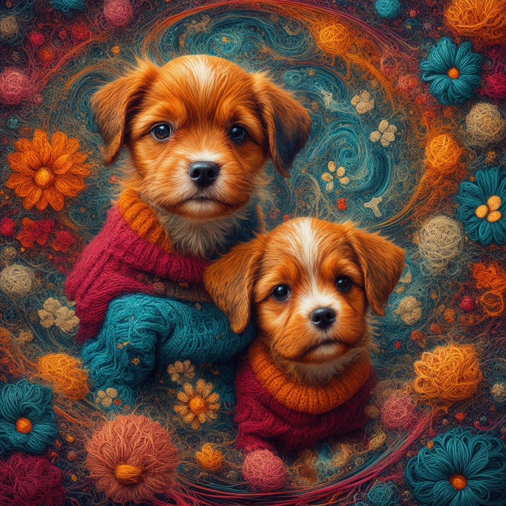 puppy sweater 599463