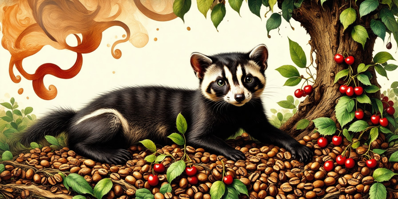 Civet Cats: Fascinating Creatures Behind Coffee’s Unique Flavor and Their Surprising Relation to Skunks