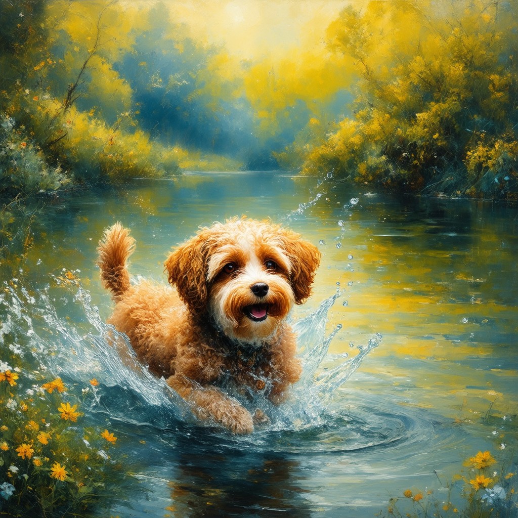 italian water dog 481912