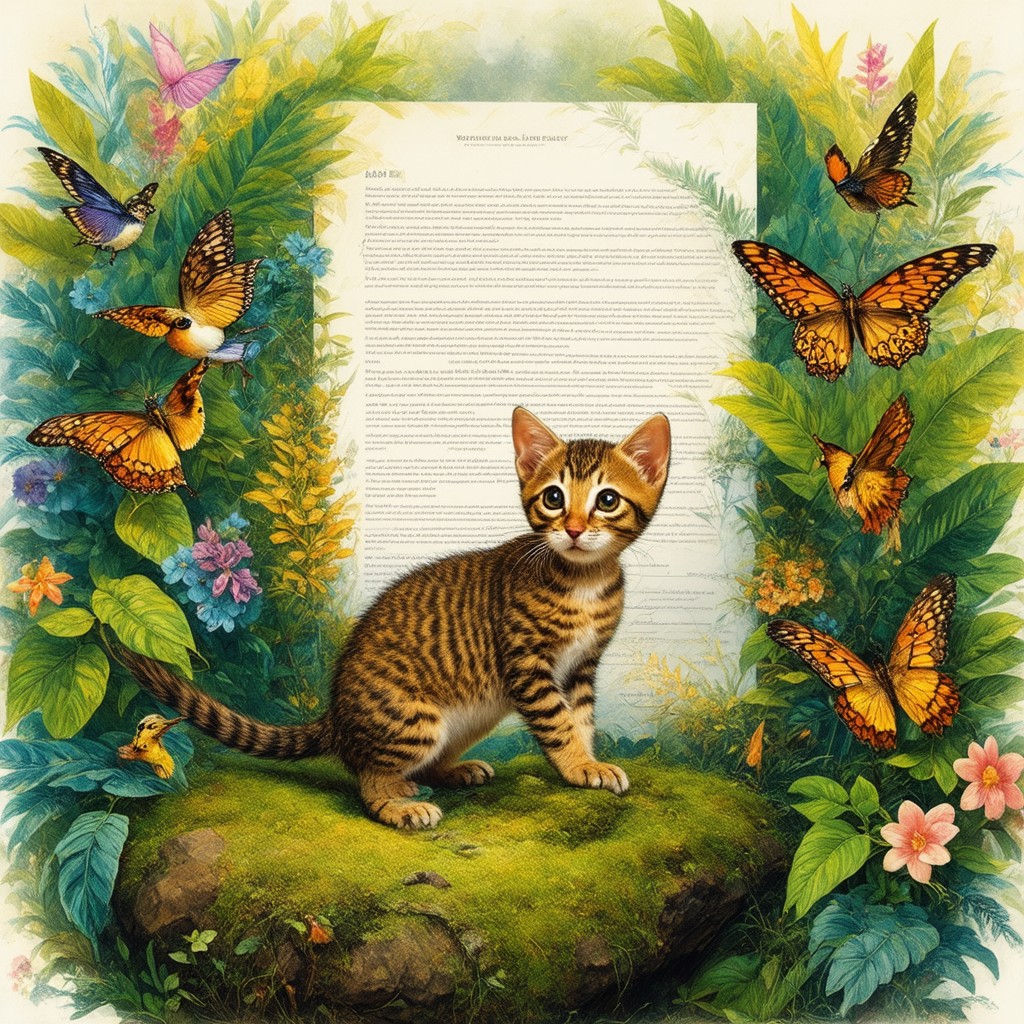 rusty spotted cat kitten 570414