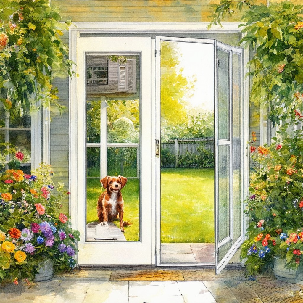 Choosing the Right Screen Door with Dog Door: Solutions, Benefits, and Alternatives for Pet Owners 1 screen door with dog door 587643