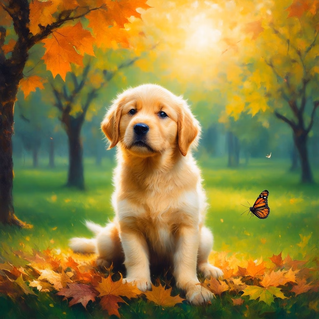 4 month old golden retriever 289817