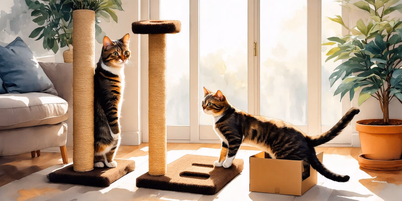 Choosing the Right Cat Scratcher: A Comprehensive Guide to Cat Scratchers, Preferences, and Placement for Happy Cats