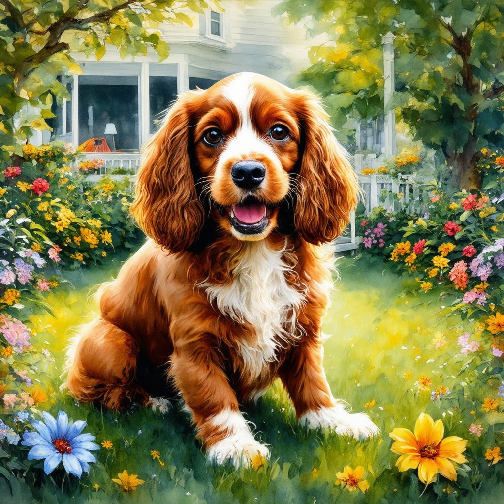 cocker spaniel dog 532524