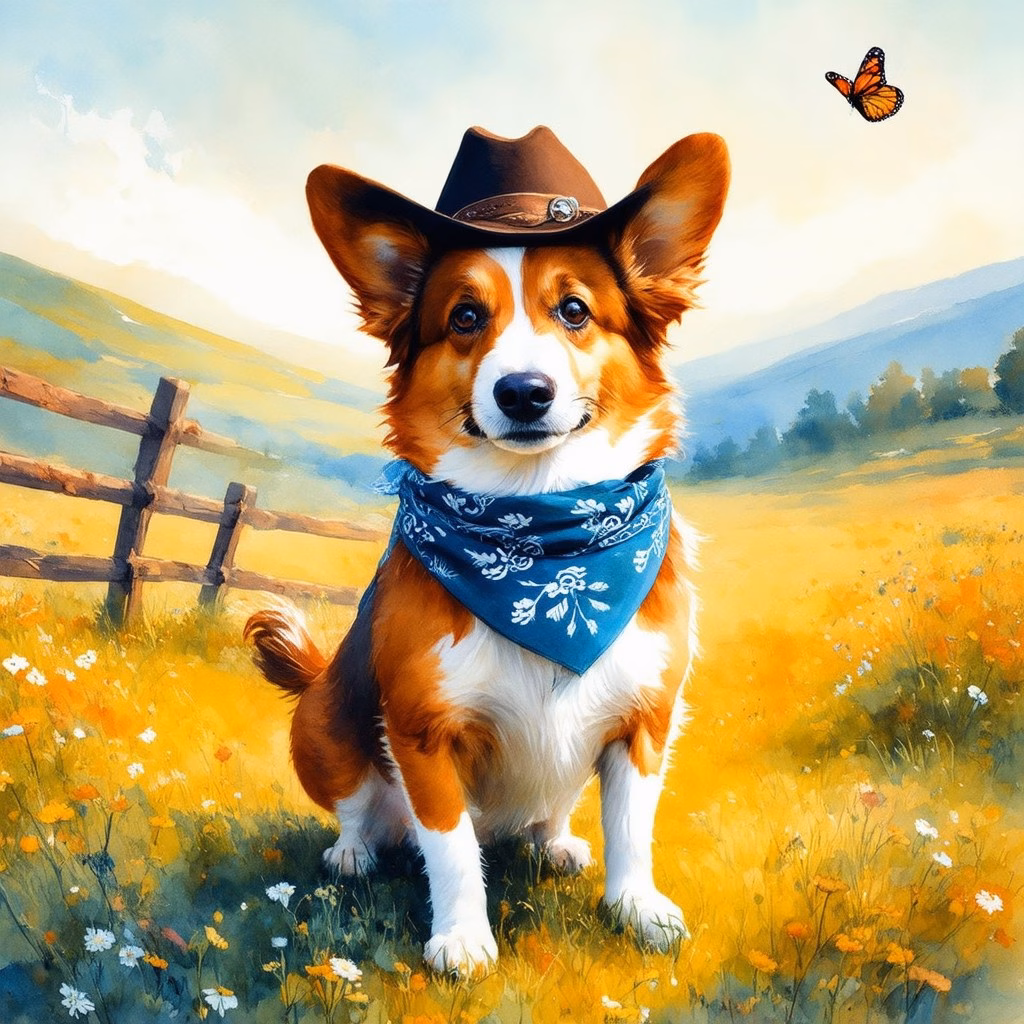 cowboy corgi 374526