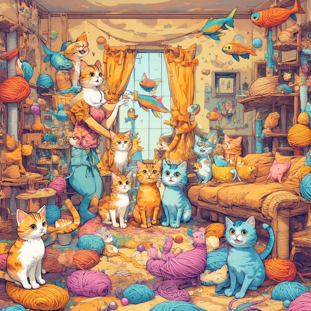 crazy cat 677714