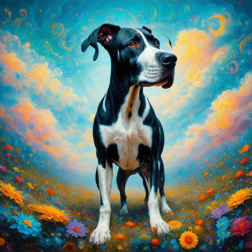 harlequin great dane 416899