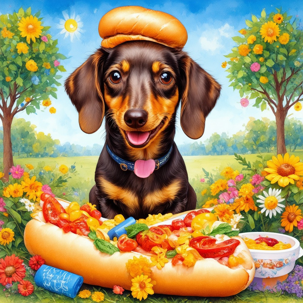 hot dog dog 523563