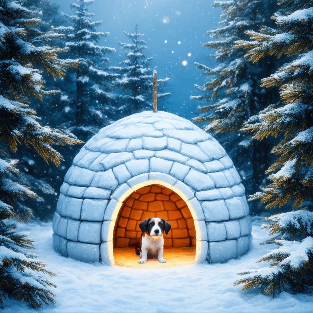 igloo dog house 468371