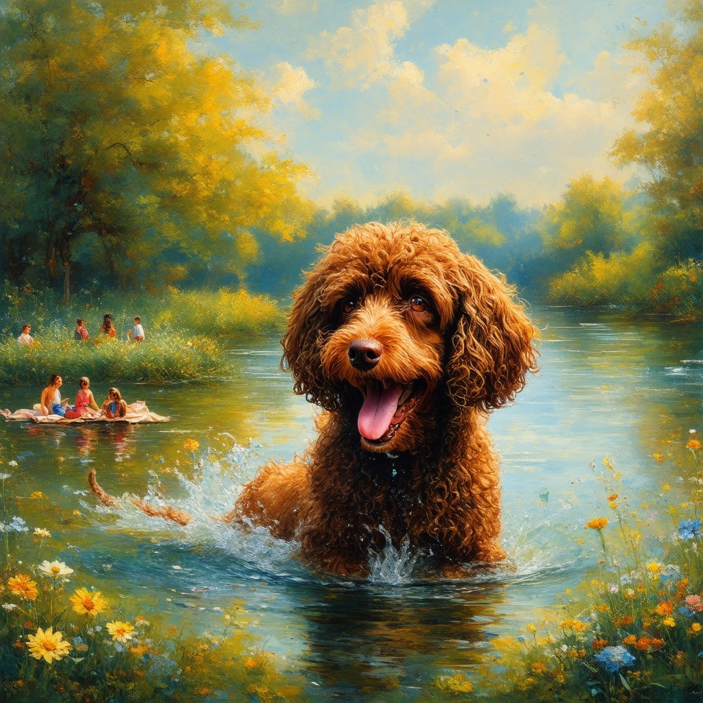 irish water spaniel 493073