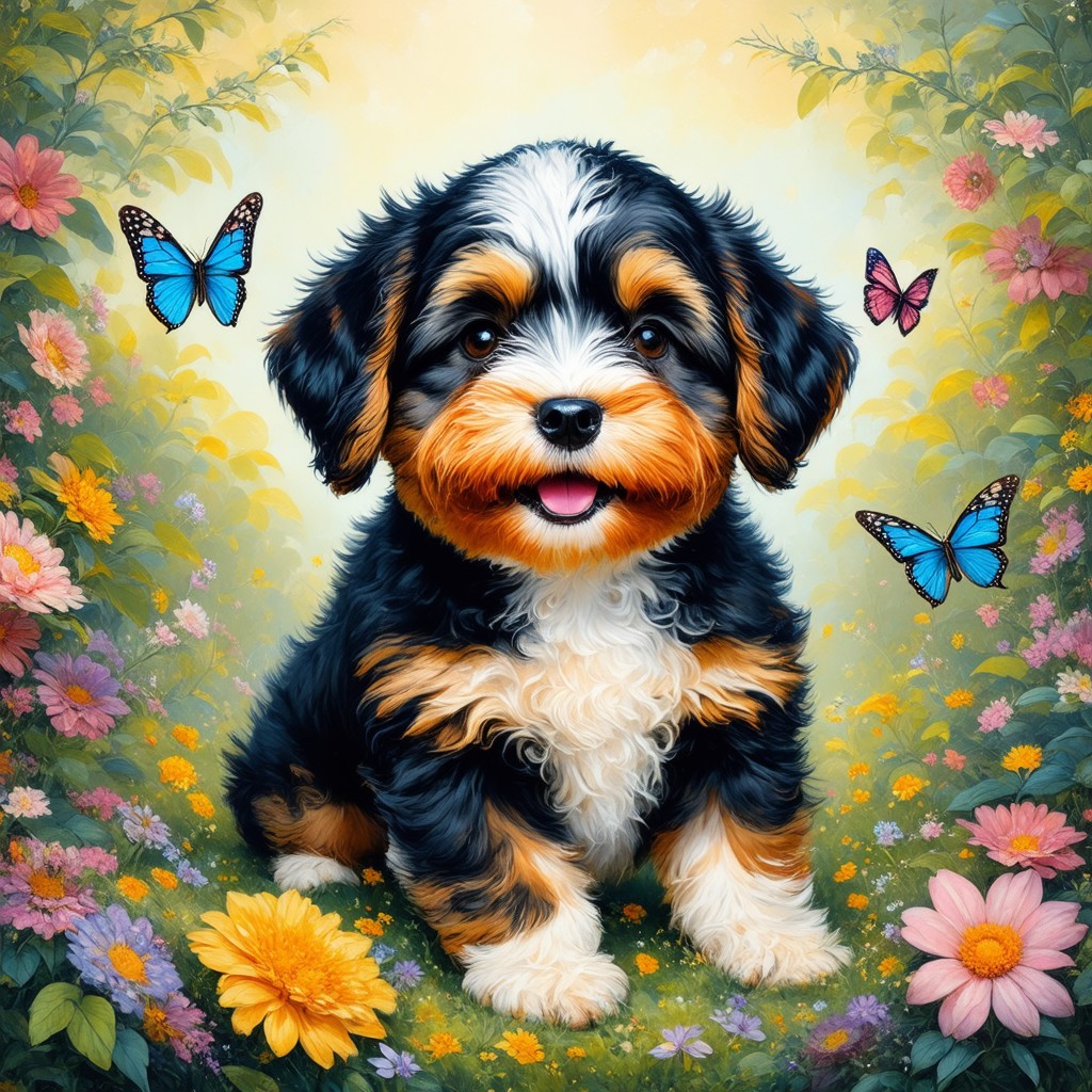 micro mini bernedoodle 461693