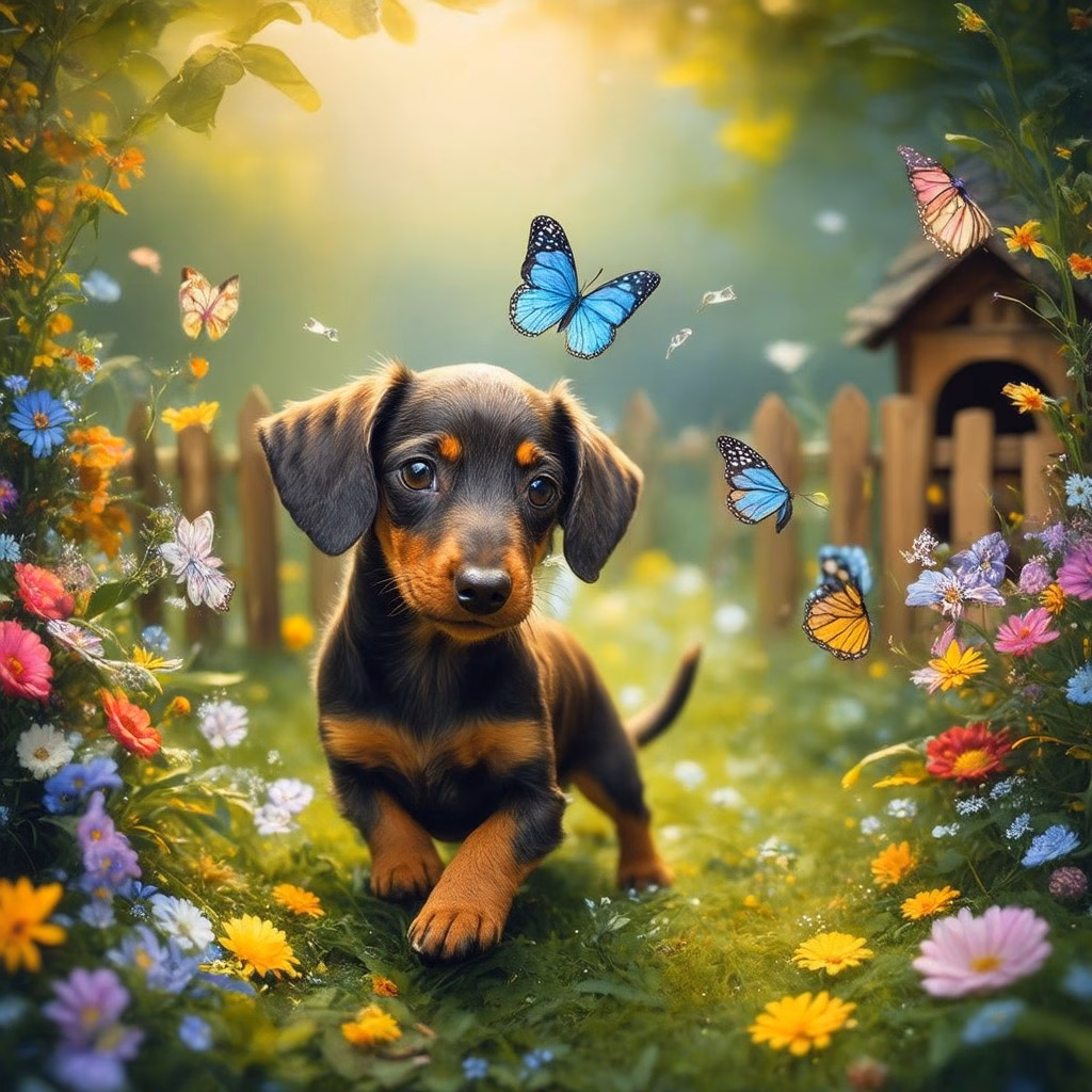 miniature dapple dachshund 335481