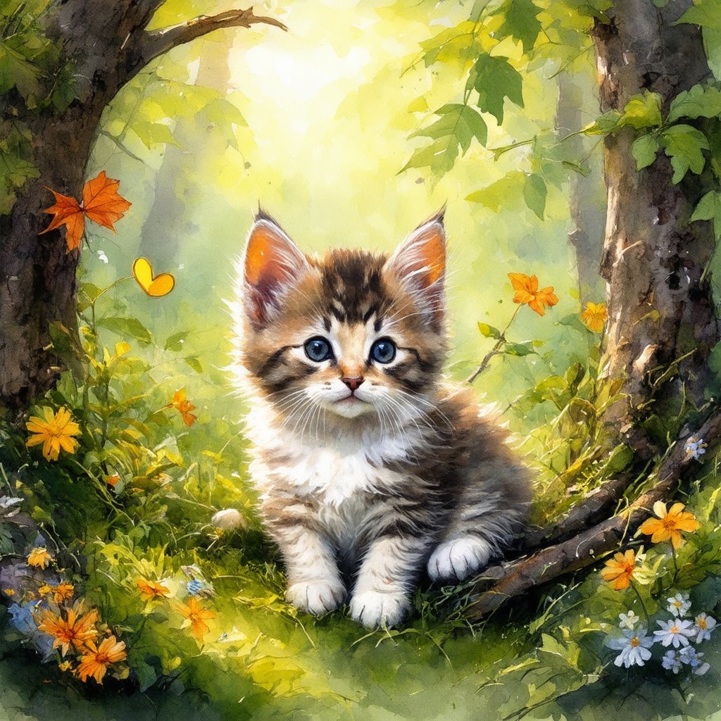 norwegian forest kitten 486685