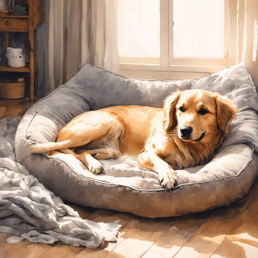 orthopedic dog bed 338886