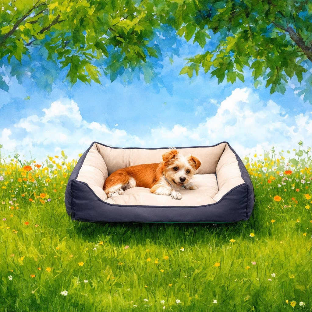 outdoor dog bed 536346
