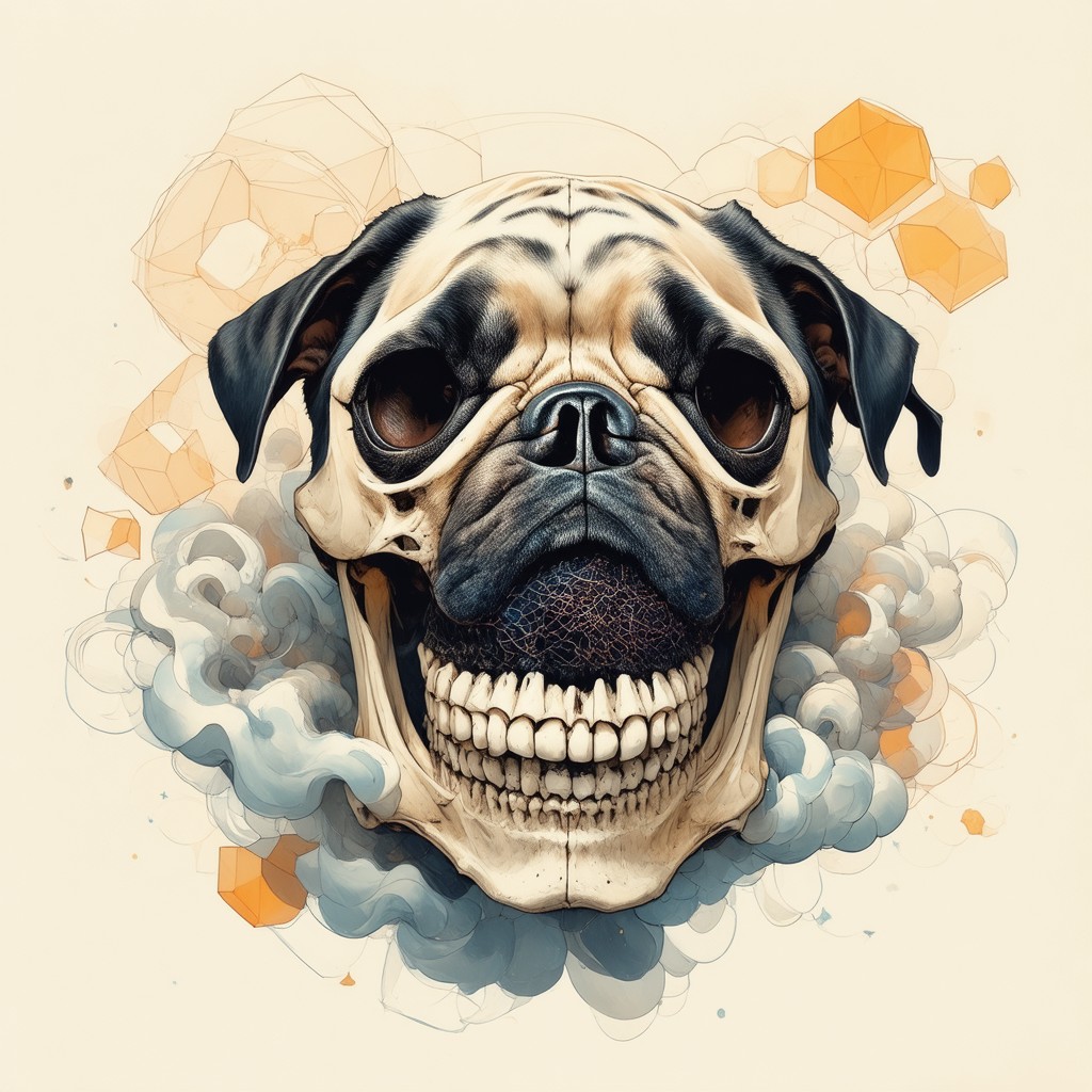 pug skull 308727