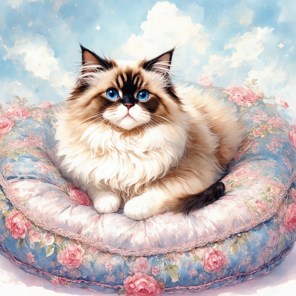 ragdoll persian mix 457983