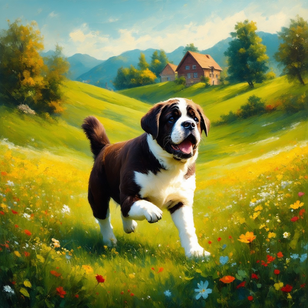 saint bernard puppy 403215