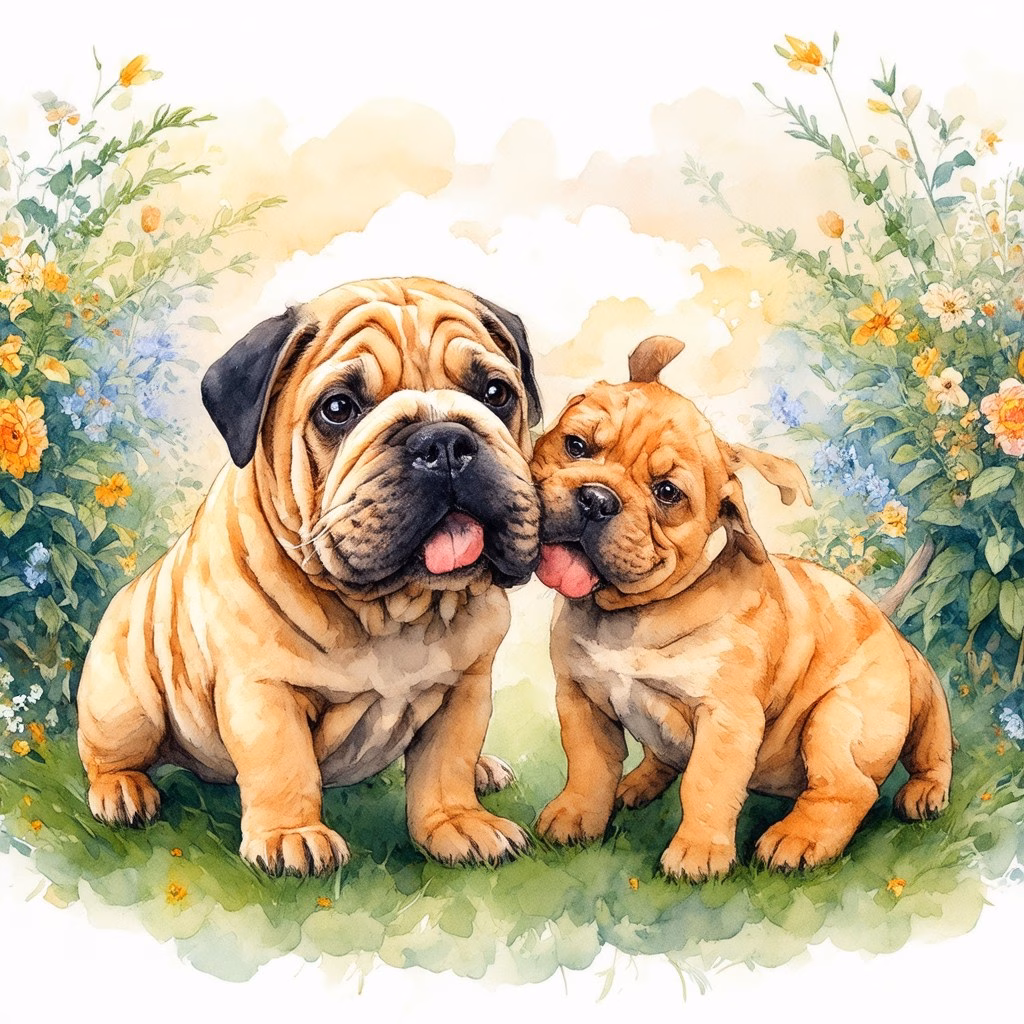 wrinkly dog 427837