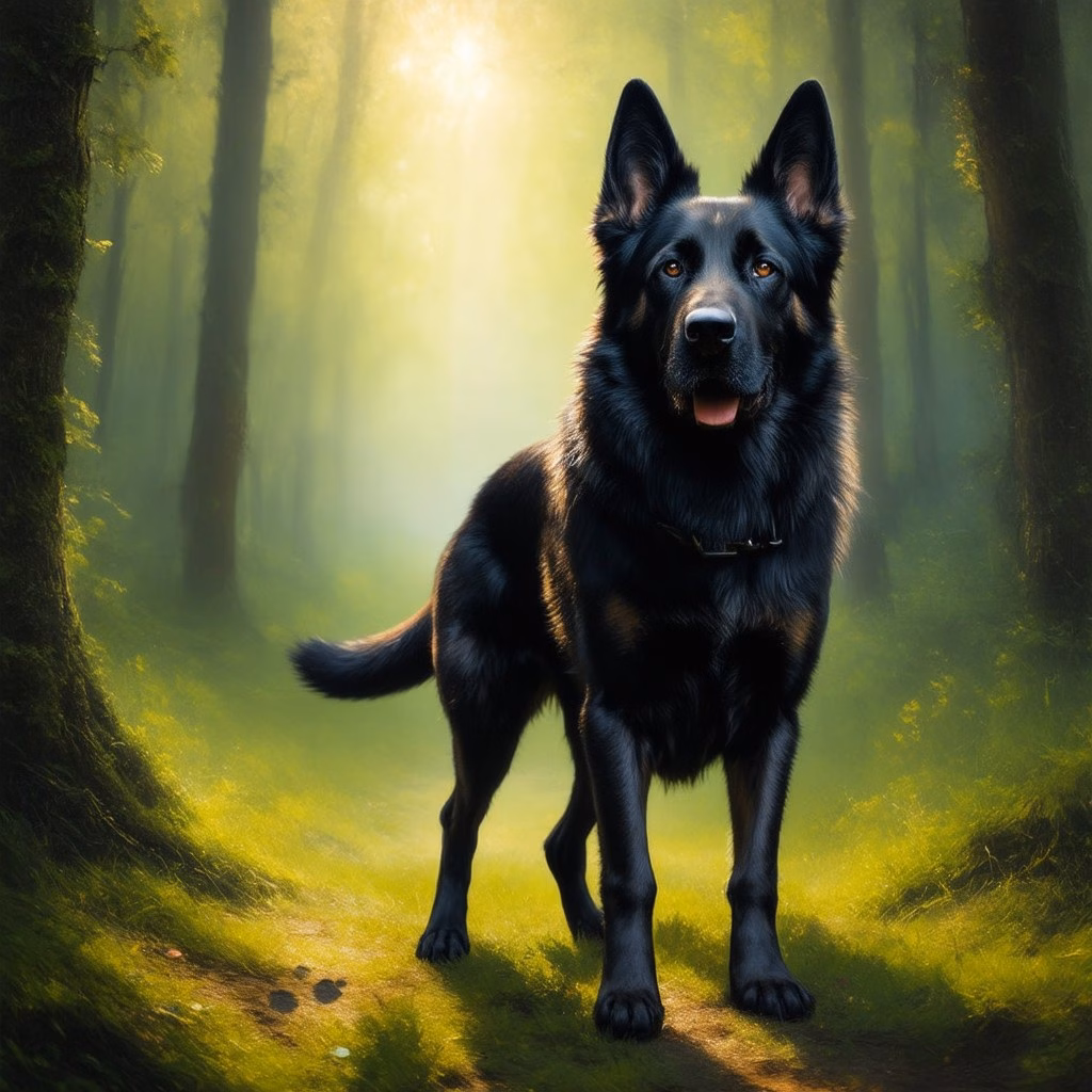 black german shepherd 280534