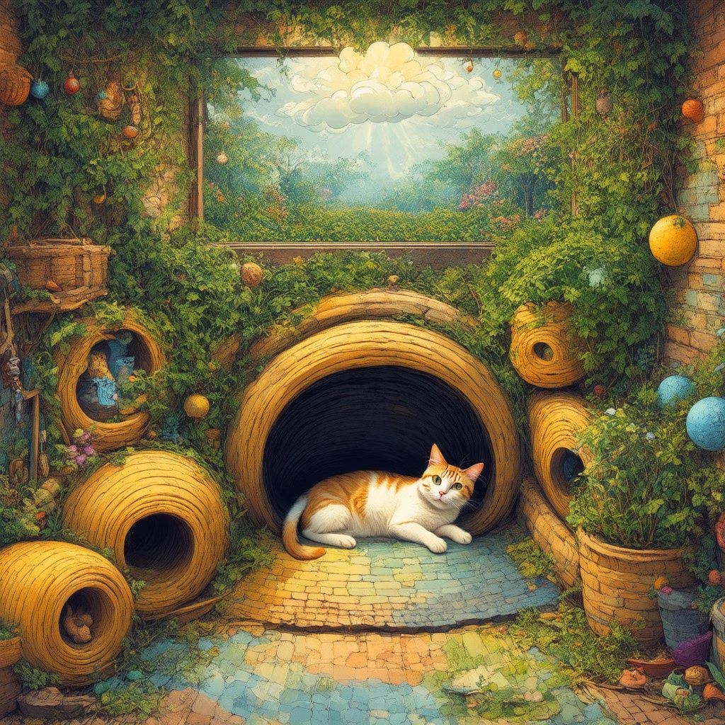 cat tunnel 664070